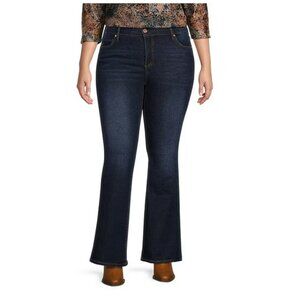 Code Bleu Plus Size Chelsea Stretch Boot Cut Leg Denim Jeans Size 22W NWT